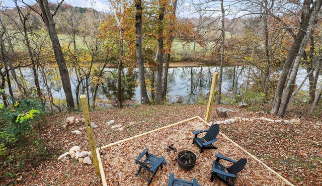On the river ~ hot tub ~ serene river views ~ fire pit