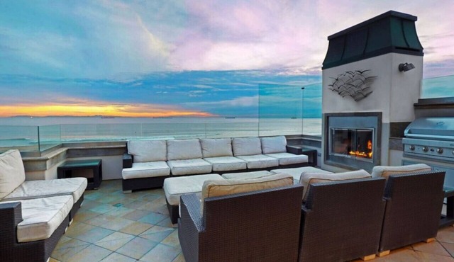 ON THE SAND! 5 Bedroom Beachfront Masterpiece in Huntington Beach, CA