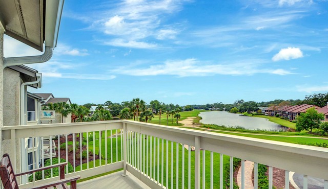 On the Sea Palms Golf Course. 18th Hole, Fairway and Lagoon frontage