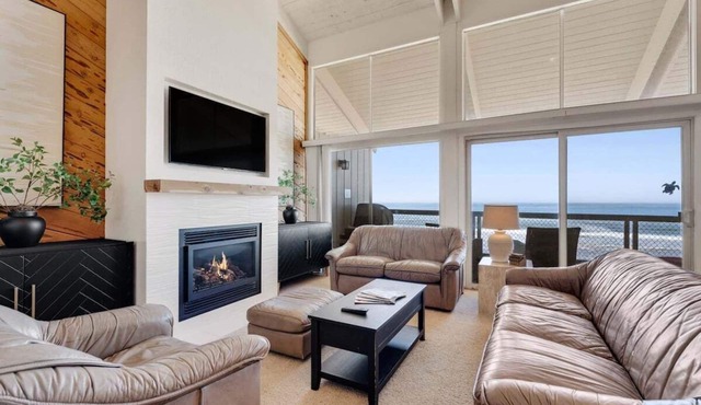 On the Water: Oceanfront Sand Dollar Beach Townhome with Stunning Views & Direct Beach Access