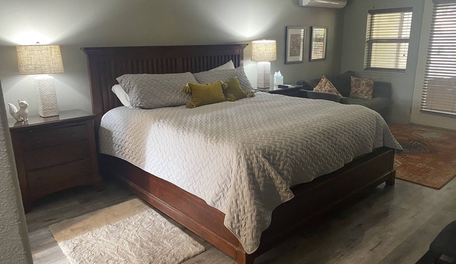 On Widgi Creek golf course. Close to mtn, river and MTB trails