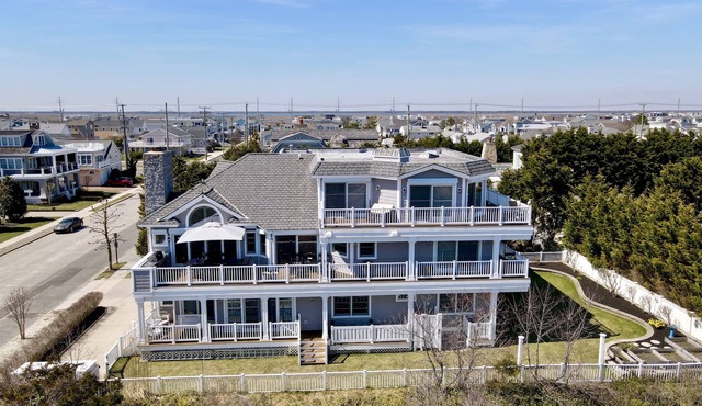 Once in a lifetime vacation opportunity with expansive space for the family to enjoy together all while being directly on the beach.