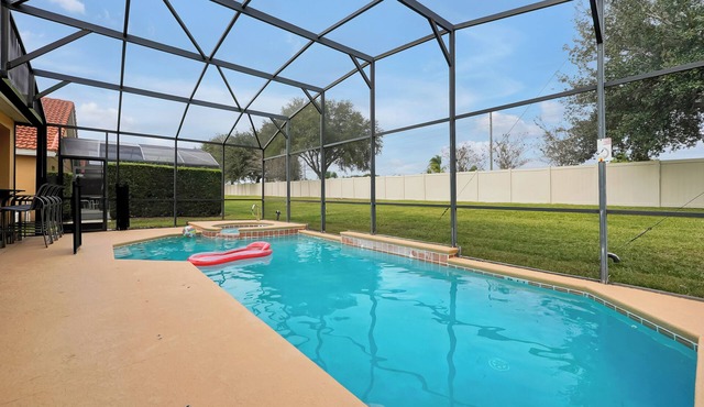 Once Upon A Stay. Your tranquil spacious resort retreat w/outdoor kitchen & private pool near Disney