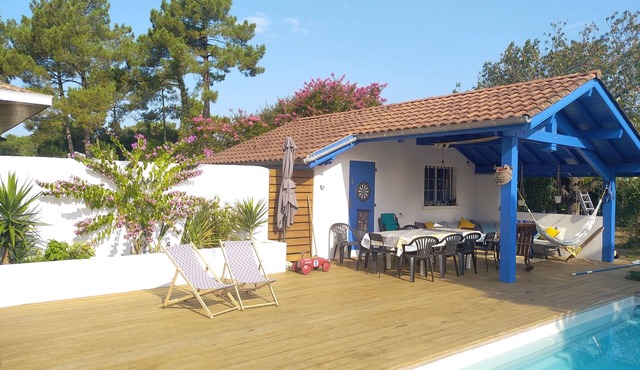 Ondres Plage, 4 bedroom house with swimming pool in a quiet area