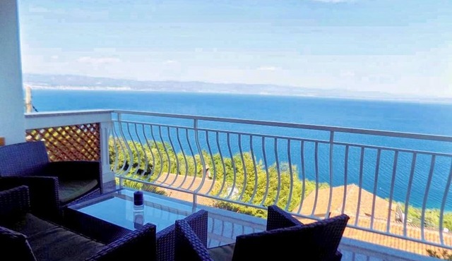 One bedroom apartment with terrace and sea view Mošćenice, Opatija (A-7689-c)