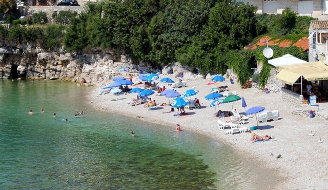 One bedroom apartment with balcony and sea view Zaton Mali, Dubrovnik (A-12120-b)