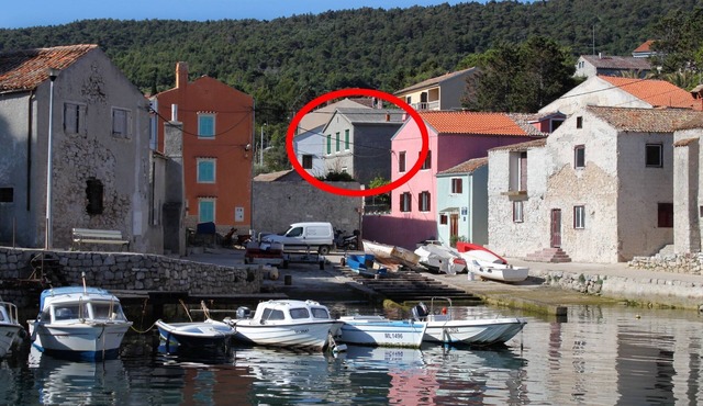 One bedroom apartment with terrace and sea view Veli Lošinj, Lošinj (A-8031-a)