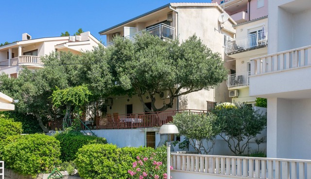 One bedroom apartment with balcony and sea view Baška Voda, Makarska (A-300-c)