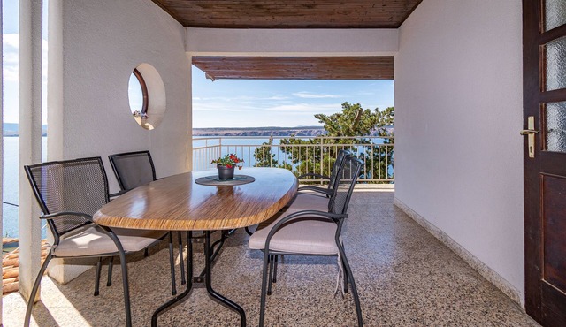 One bedroom apartment with terrace and sea view Jadranovo, Crikvenica (A-20801-a)