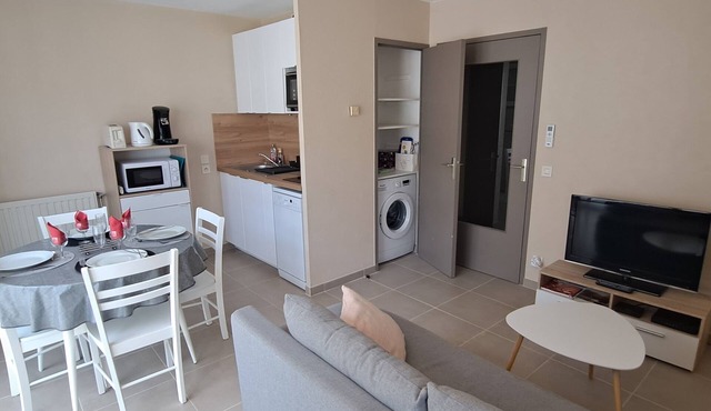 One-Bedroom Apartment, good standard, with balcony and parking