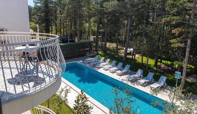 One bedroom apartment with terrace Jadranovo, Crikvenica (A-5521-c)
