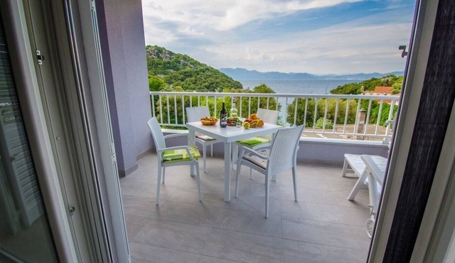 One bedroom apartment near beach Cove Osobjava, Pelješac (A-21927-b)