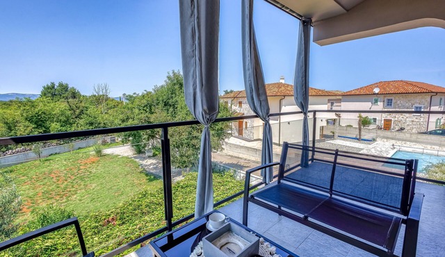 One bedroom apartment with terrace Milovcici, Krk (A-19352-a)