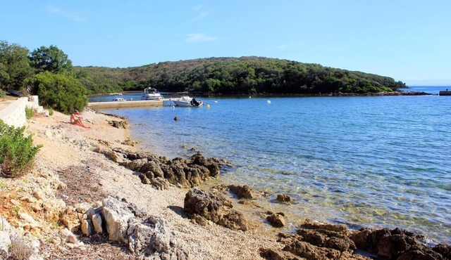 One bedroom apartment with balcony and sea view Punta križa, Cres (A-18644-a)
