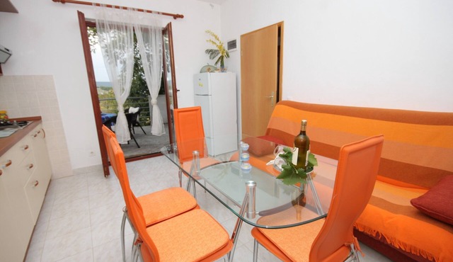 One bedroom apartment with terrace and sea view Mrljane, Pašman (A-8498-a)
