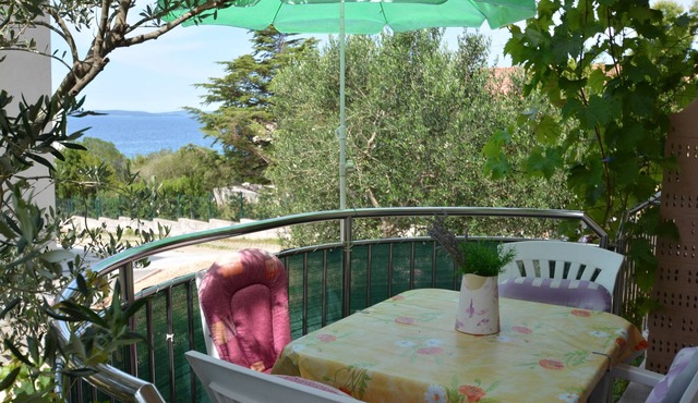 One bedroom apartment with terrace and sea view Kožino, Zadar (A-5893-a)