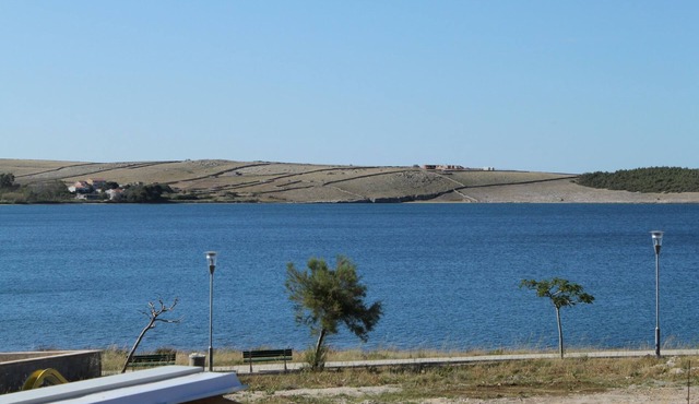 One bedroom apartment with terrace and sea view Povljana, Pag (A-3316-a)