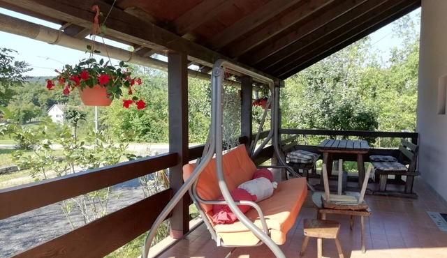 One bedroom apartment with terrace Oštarski Stanovi, Plitvice (A-16071-a)