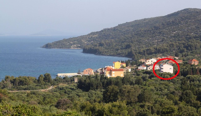 One bedroom apartment with terrace and sea view Cove Soline, Dugi otok (A-448-f)