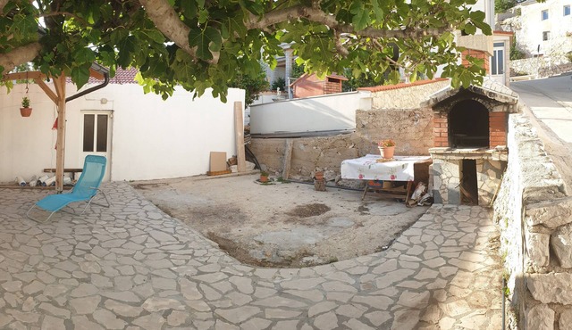 One bedroom apartment with balcony and sea view Metajna, Pag (A-6498-e)