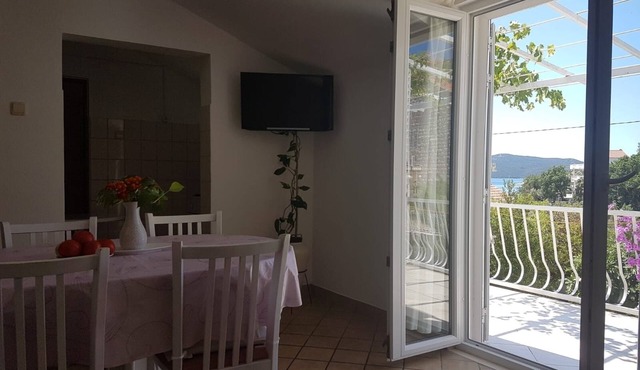 One bedroom apartment near beach Slano, Dubrovnik (A-8599-a)