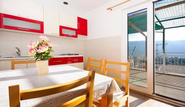 One bedroom apartment with terrace and sea view Grebaštica, Šibenik (A-13978-b)