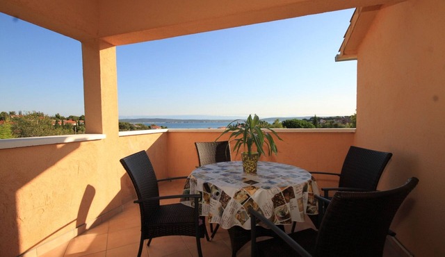 One bedroom apartment with terrace and sea view Ždrelac, Pašman (A-8424-a)