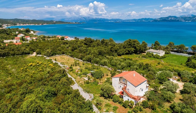 One bedroom apartment with balcony and sea view Drače, Pelješac (A-10211-b)