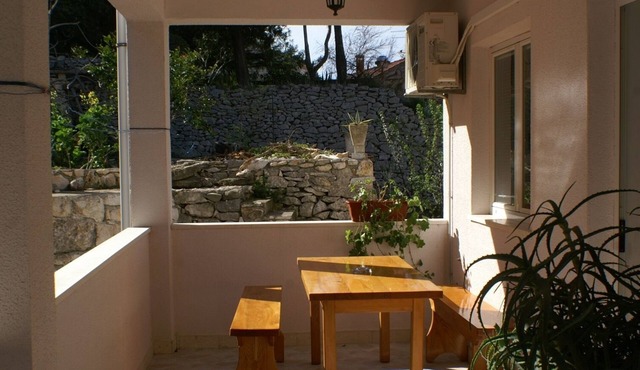 One bedroom apartment with terrace and sea view Korčula (A-4349-a)