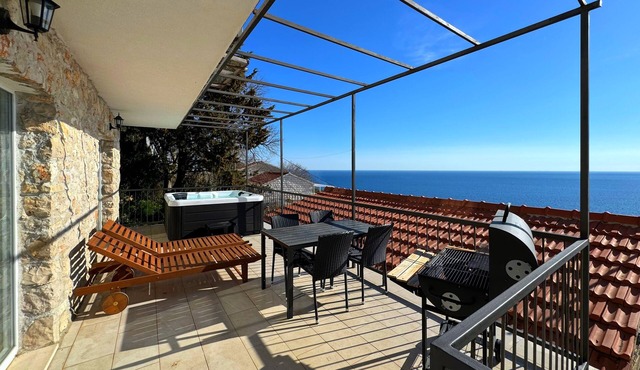 One bedroom apartment with terrace and sea view Borje, Pelješac (A-21496-a)
