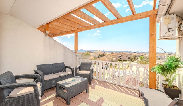 One bedroom apartment with terrace and sea view Sukošan, Zadar (A-5906-b)