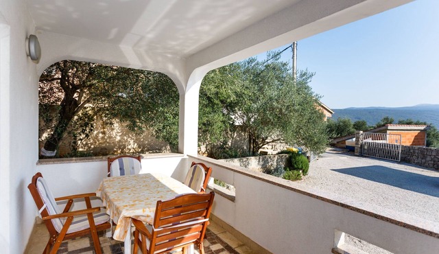 One bedroom apartment with terrace and sea view Kornić, Krk (A-5306-a)