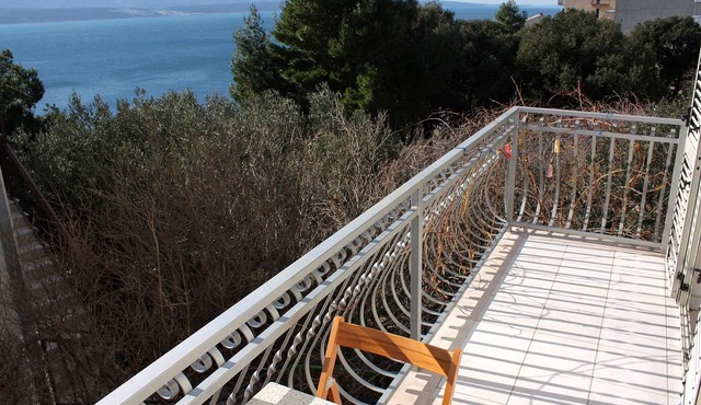 One bedroom apartment with balcony and sea view Marušići, Omiš (A-962-b)