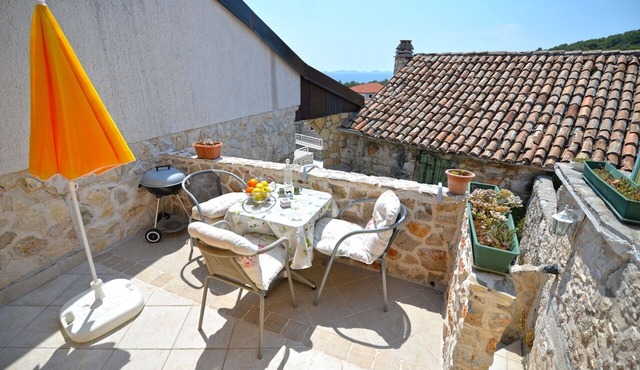 One bedroom apartment with terrace and sea view Murter (A-5097-a)