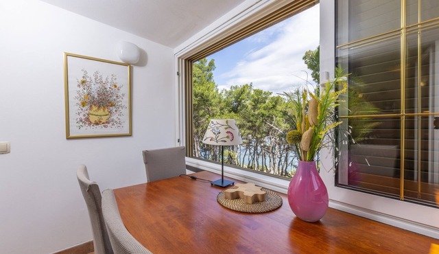 One bedroom apartment with terrace and sea view Jelsa (Hvar) (A-8729-b)