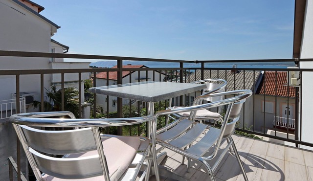 One bedroom apartment with balcony and sea view Selce, Crikvenica (A-2362-a)