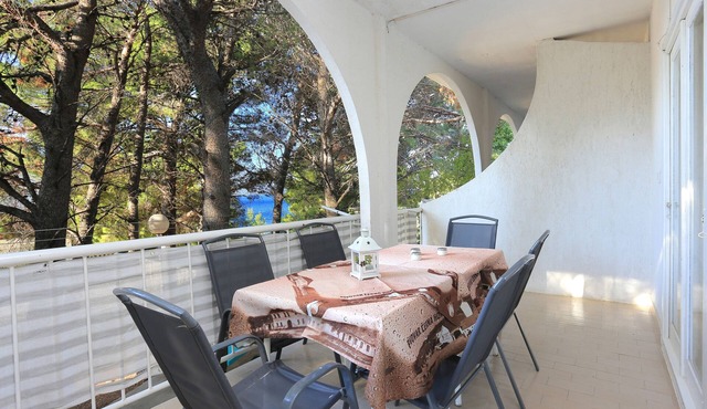 One bedroom apartment with terrace and sea view Balića Rat, Omiš (A-1065-b)