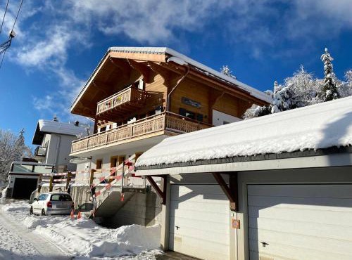 One bedroom appartement with furnished balcony and wifi at Gryon 1 km away from the slopes