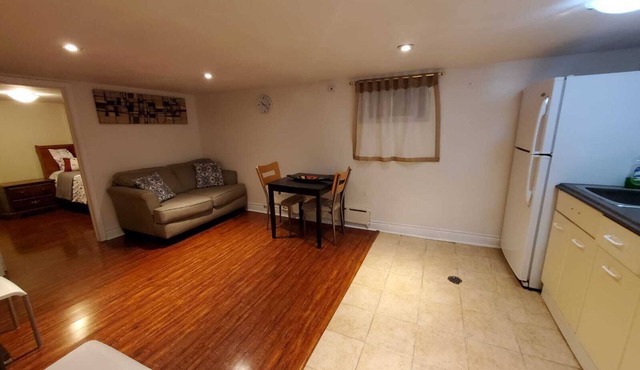 One Bedroom Basement/private bath & entrance