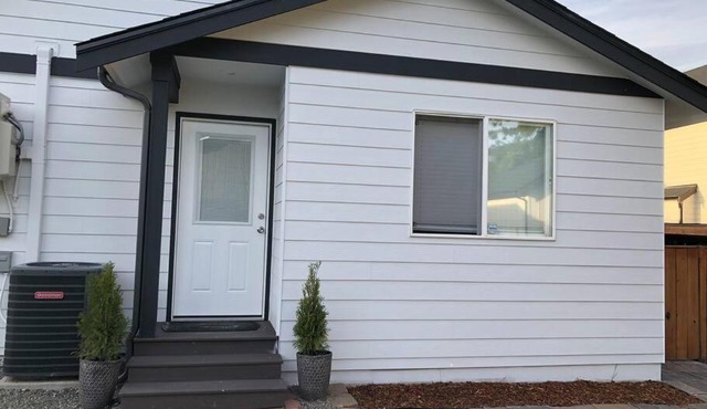 One bedroom condo, with two parking spots.