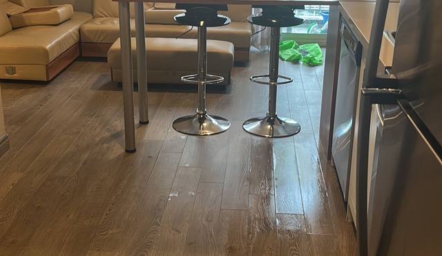One bedroom in this luxury condo