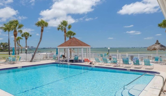 One bedroom, one bathroom Condo on private beach at Bermuda Bay Beach