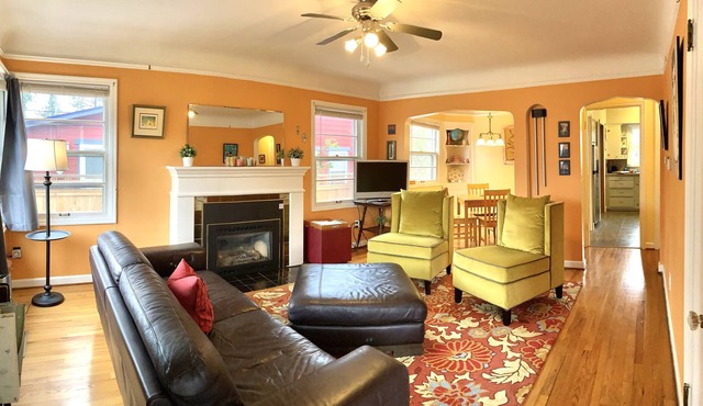 One block from everything. Purely Portland bungalow.