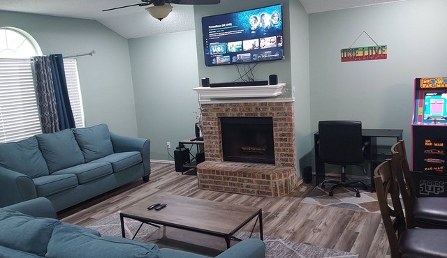 One Love House with 3 large bedrooms with walk in closets.