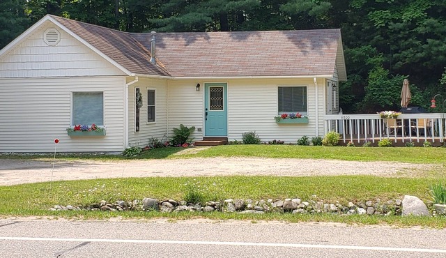 One mile from downtown Harbor Springs, close to ski hills and snowmobile trails