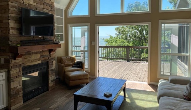 One-of-a-kind 3-story home with a Panoramic Views of the lake