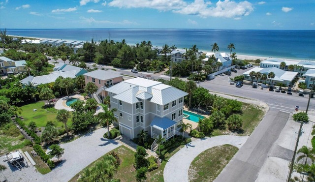 One of a Kind 5-Bedroom Private Pool home with million dollar, birds eye view in Boca Grande, FL