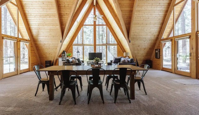 One of a Kind A-Frame with Cathedral Ceilings in Prestigious Gated Country Club