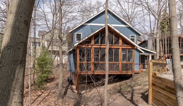 One-of-a-kind Cottage Perched in the Macatawa Hills w/Private Beach Access!