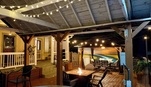 One-of-a-kind historic getaway, where timeless charm meets modern fun & comfort.